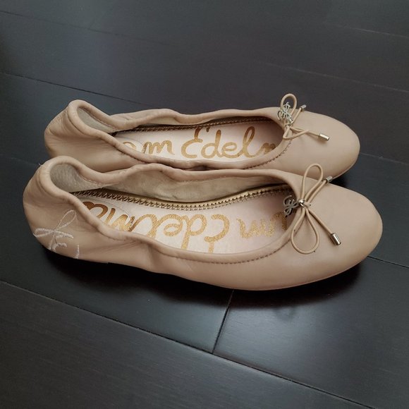 Sam Edelman | Woman's Size 5 | Felicia Ballet Flats | Soft Beige - Picture 5 of 7